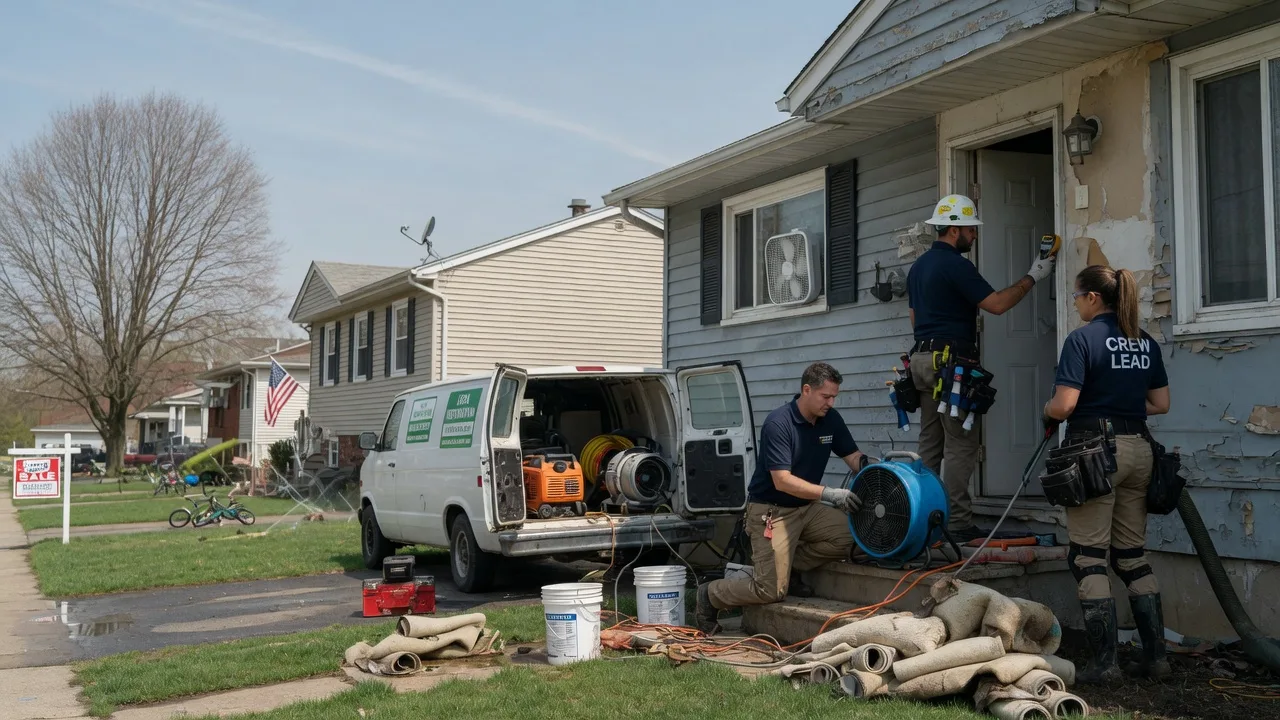 Flood Cleanup in Hamtramck, MI near me